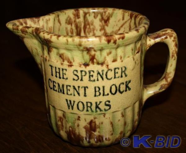 lot 242 image: Rare Ceramic advertising creamer T...