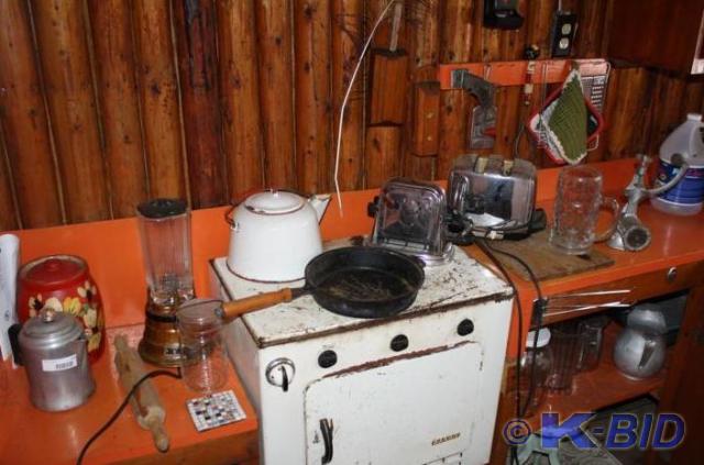 lot 272 image: vintage kitchen items pictured on c...