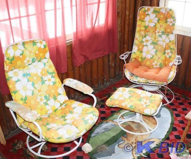lot 280 image: Retro SwivelRocker Patio furniture...