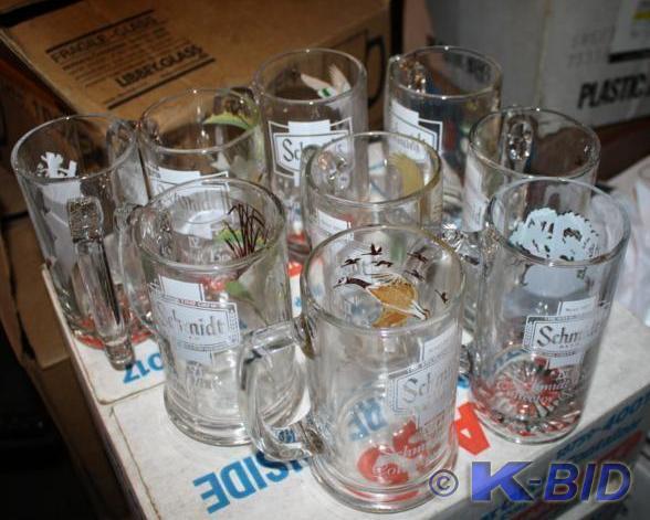lot 355 image: Set of 9 Schmidt beer collectible m...