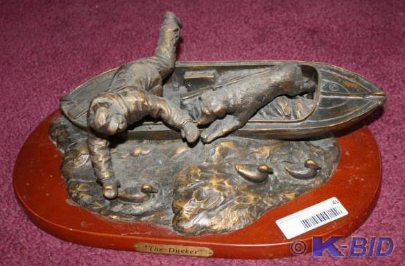 lot 49 image: Limited edition bronze sculpture ar...