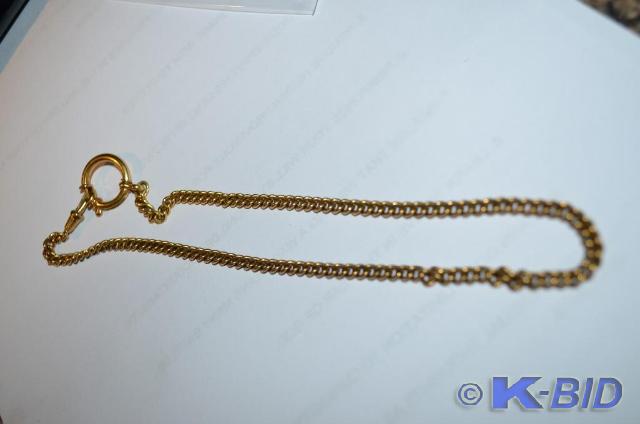 lot 51 image: Gold Necklace however we cant read ...