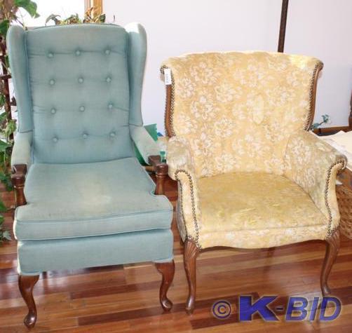 lot 70 image: Two Queen Anne chairs