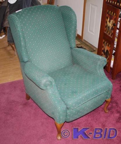 lot 73 image: Queen Anne chair made by Action Ind...
