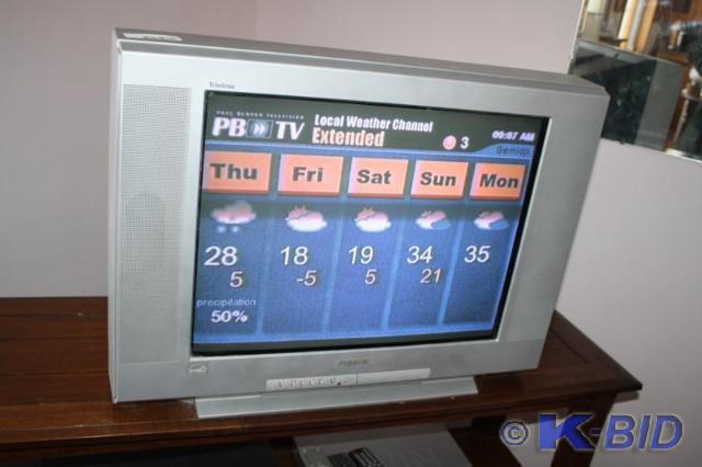 lot 78 image: Sony Flat Screen TV Model - KV-27FS...